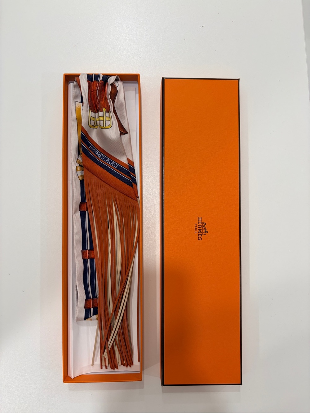 Rare Hermes Fringe Twilly